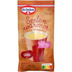 Dr. Oetker Seelenwärmer Tassen-Cremepudding Grieß 60g