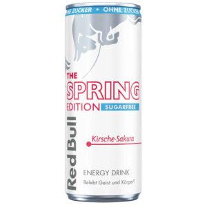 Red Bull Energy Drink Spring Edition Kirsche-Sakura Sugarfree 250ml